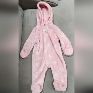 Bebe 6-9 Mos Zipper Footy One Piece